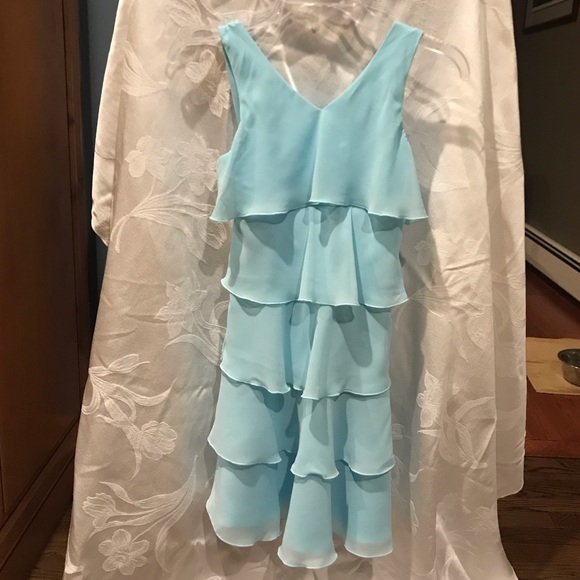 Girls Dress. Excellent condition. Aqua, size 10 - Picture 1 of 3